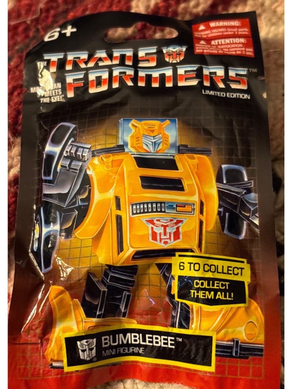 Transformers Bumblebee Mini Figurine Limited Edition Collectible Sealed 6+